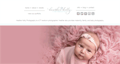 Desktop Screenshot of heatherkellyphotography.com